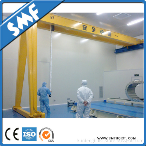2t Half Gantry Crane with Electric Wire Rope Hoist